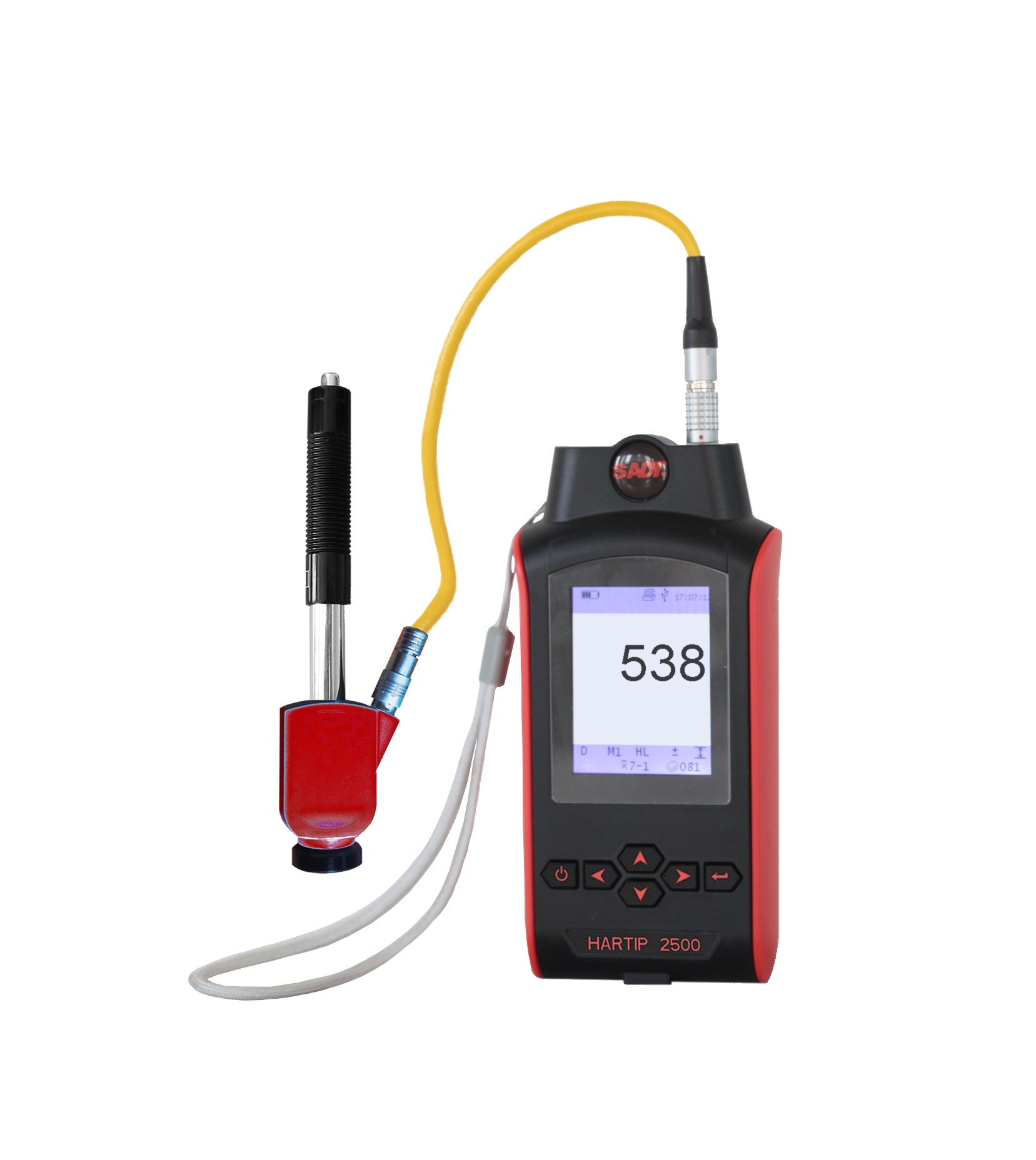 999 Data Memory TFT Portable Hardness Tester Hartip 2500 With Digital Probe